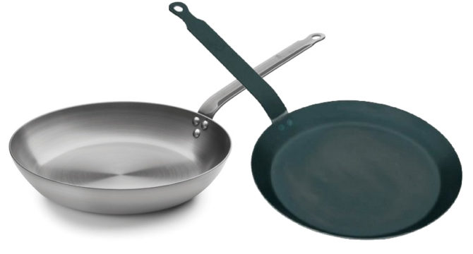 Poêle en fer ou en acier tôle bleue : laquelle choisir ?